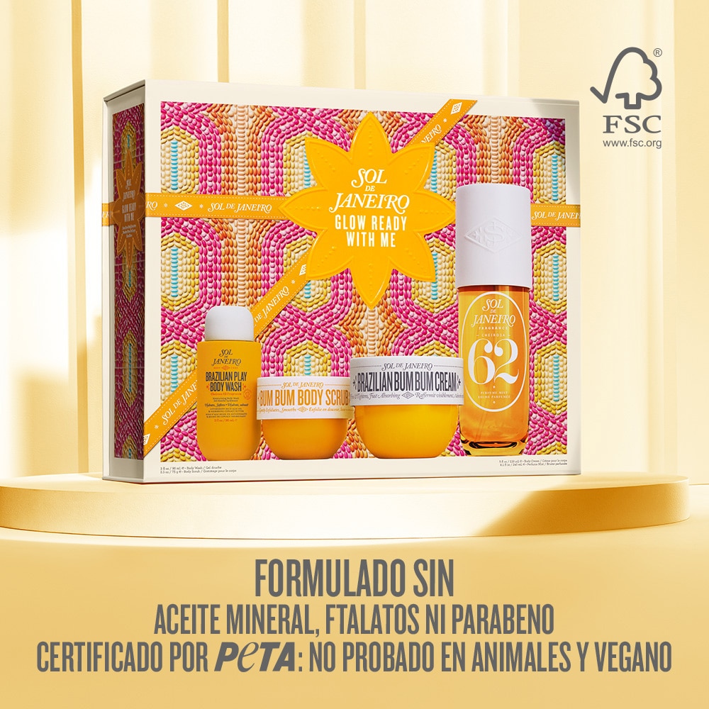 GLOW READY WITH ME BUM BUM BODY ROUTINE GIFT SET (SET DE CUIDADO CORPORAL)